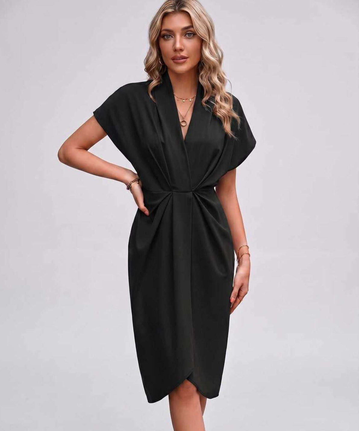 Vestido Midi Veloura