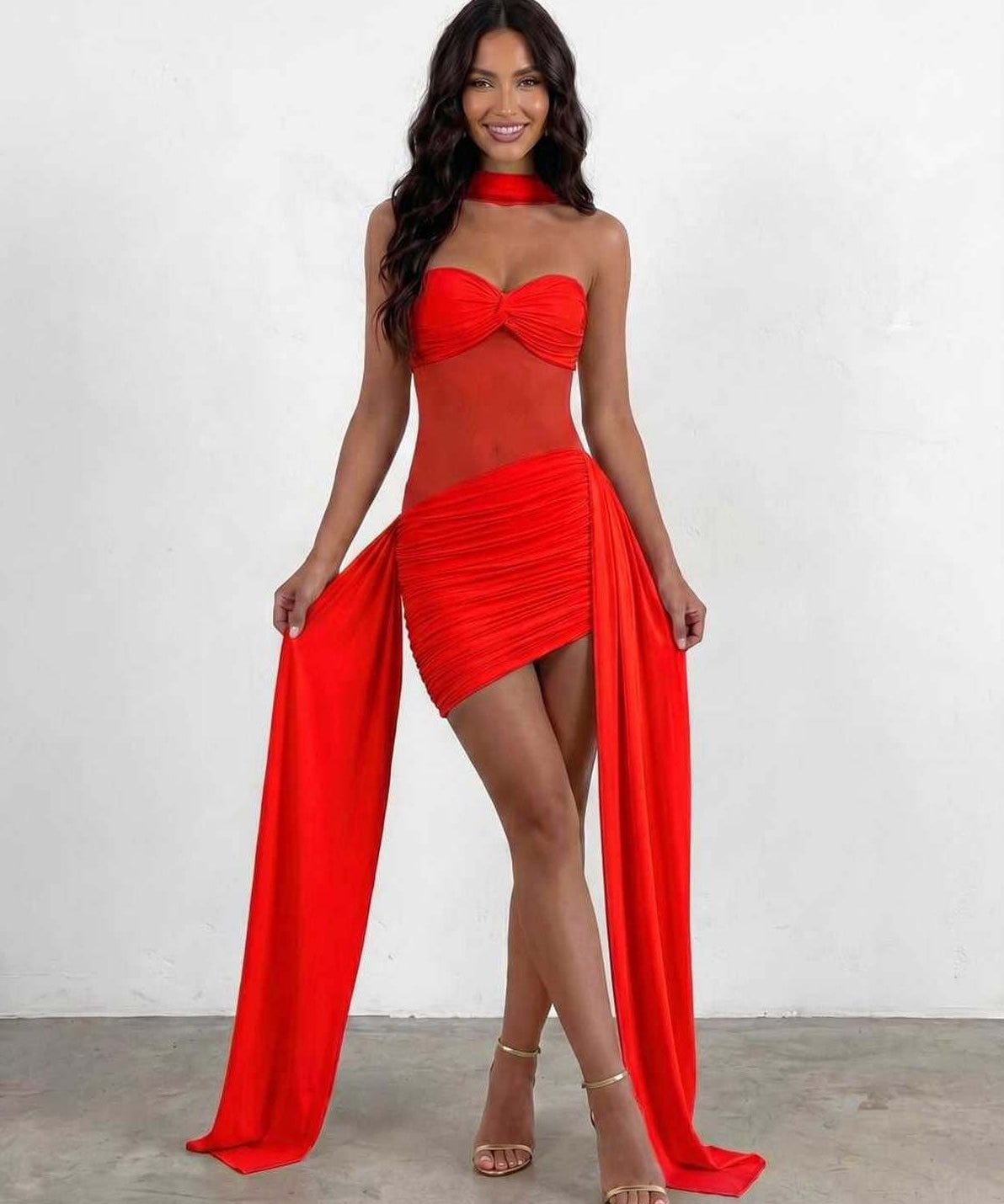 Vestido Mini Veloura