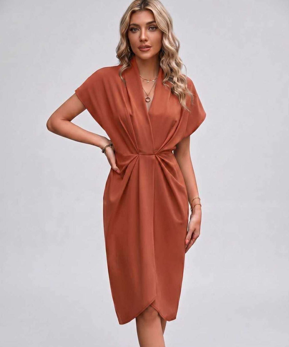 Vestido Midi Veloura