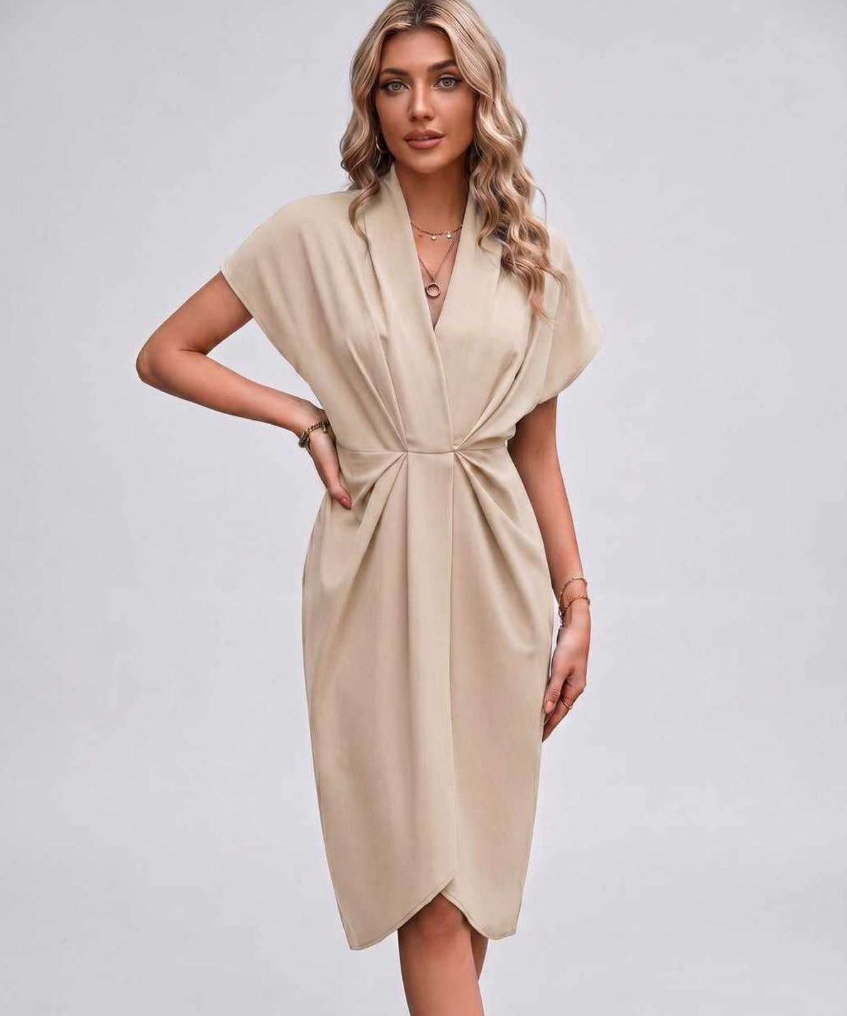 Vestido Midi Veloura