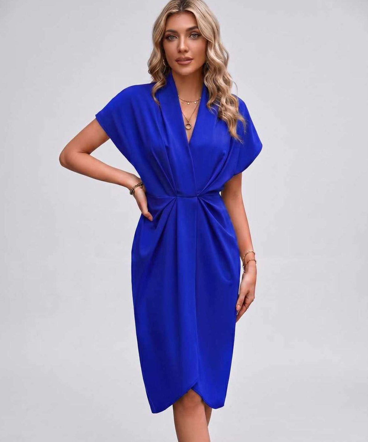 Vestido Midi Veloura