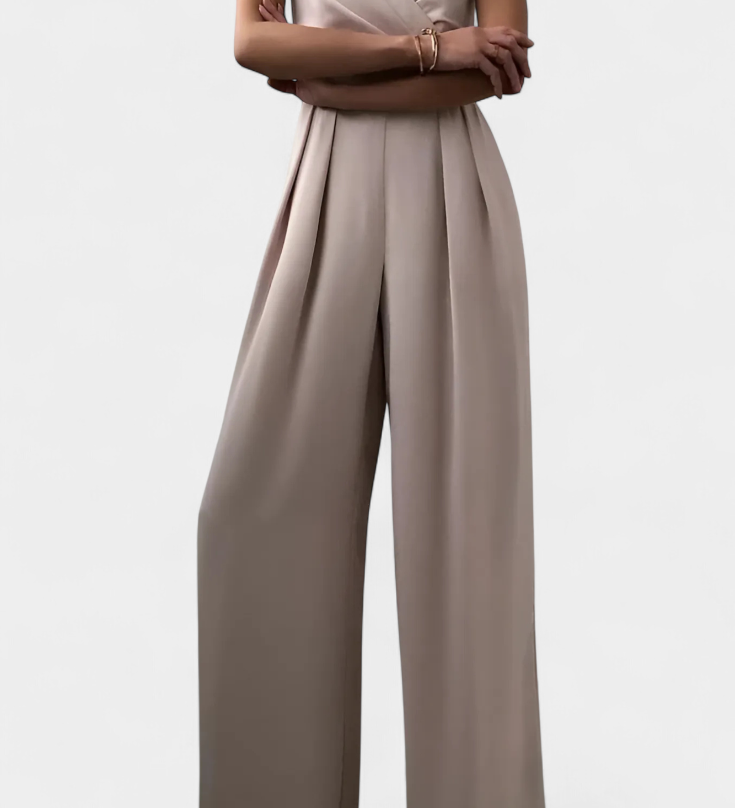 Romily Mono Sexy s Ramínky a Širokými Nohavicemi Elegantní