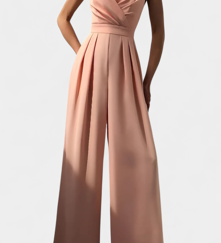 Romily Mono Sexy s Ramínky a Širokými Nohavicemi Elegantní