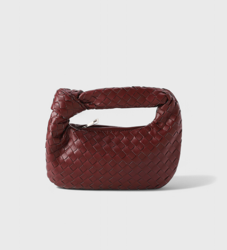 Sage Bolso Satchel Mini Woven