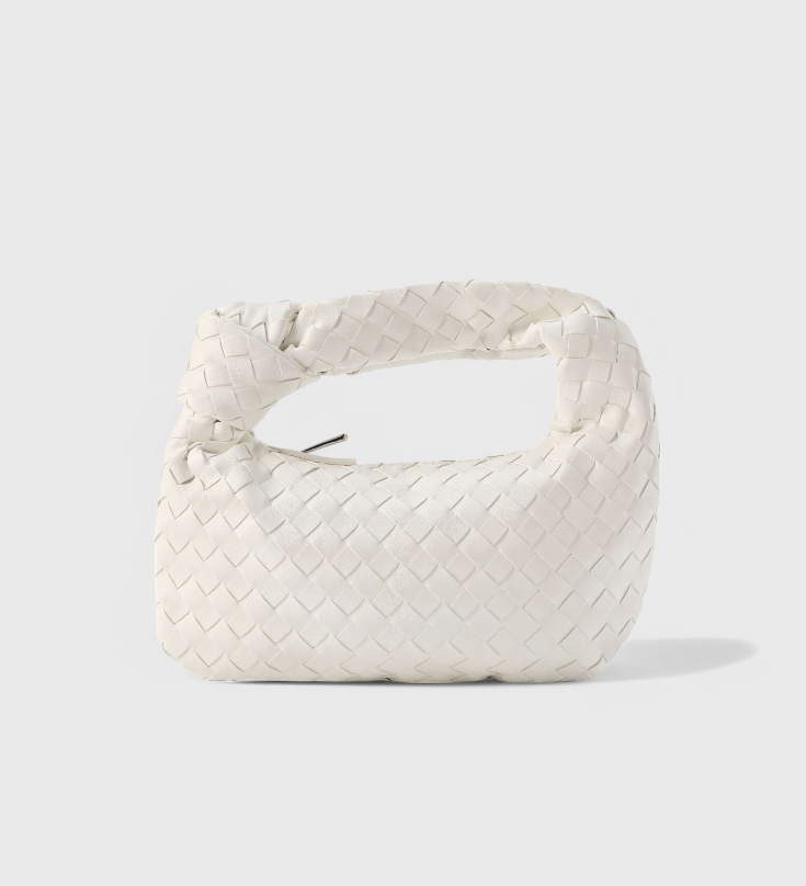 Sage Bolso Satchel Mini Woven