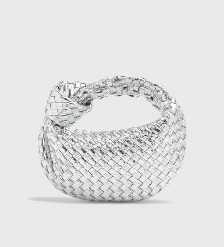 Sage Bolso Satchel Mini Woven