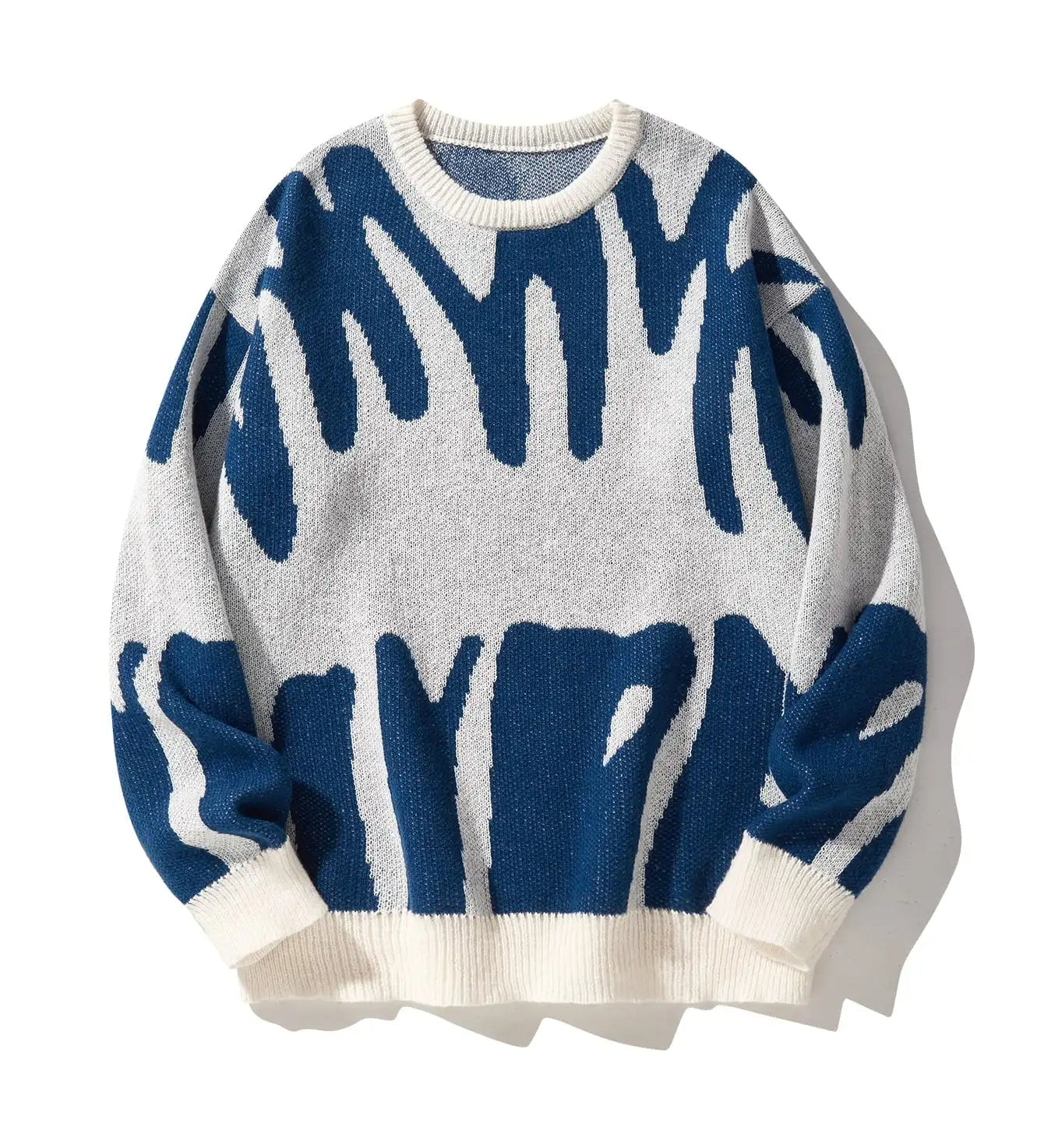 Elegantní svetr s vzorem