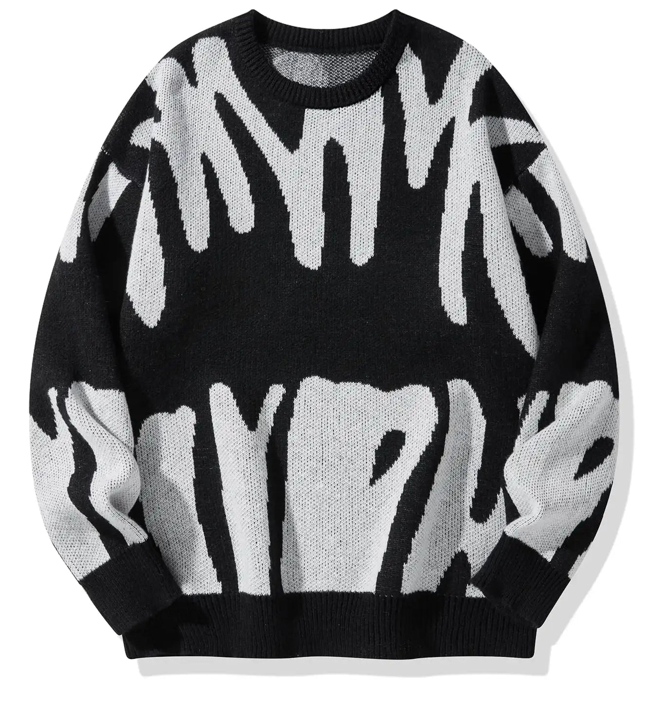 Elegantní svetr s vzorem