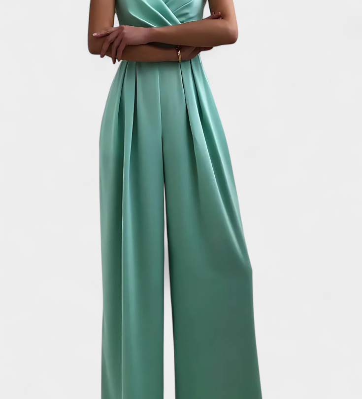 Romily Mono Sexy s Ramínky a Širokými Nohavicemi Elegantní